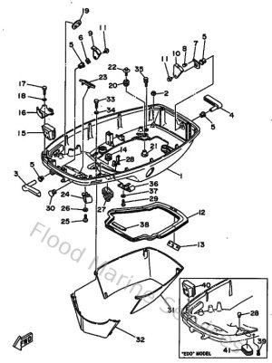 Diagram for Bottom Cowling