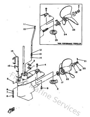 Diagram for Lower Casing & Drive 2