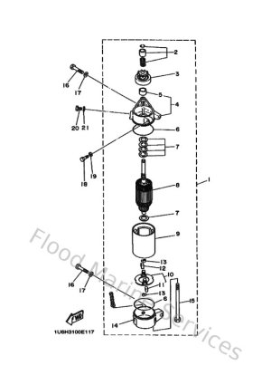 Diagram for Starting Motor