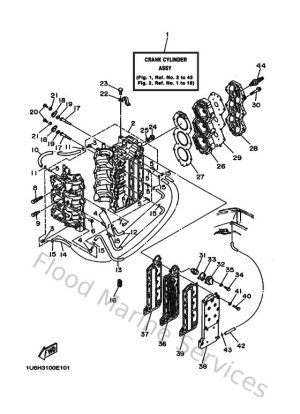 Diagram for Cylinder & Crankcase