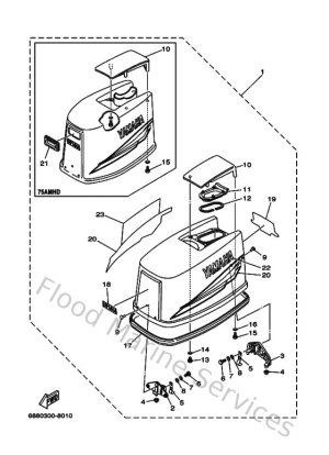 Diagram for Top Cowling