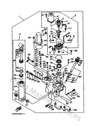 Diagram for Power Trim & Tilt Assy 1