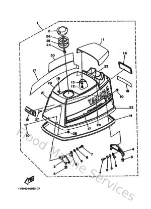 Diagram for Top Cowling