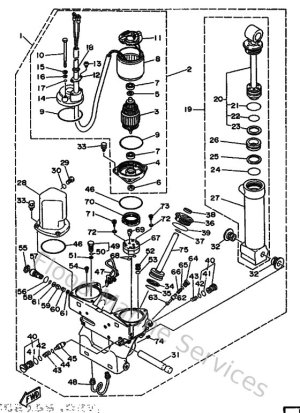 Diagram for Power Trim & Tilt Assy