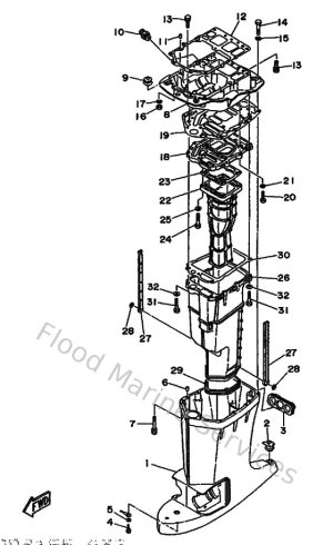 Diagram for Upper Casing
