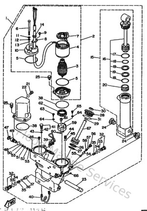 Diagram for Power Trim & Tilt Assy