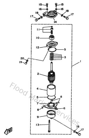 Diagram for Starting Motor