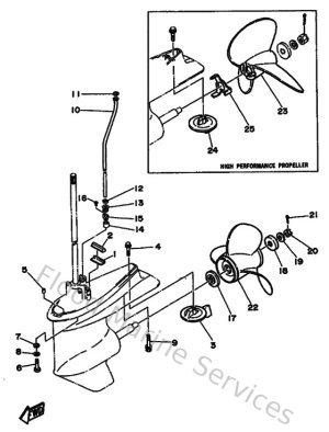 Diagram for Lower Casing & Drive 2