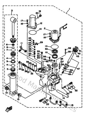 Diagram for Power Trim & Tilt Assy