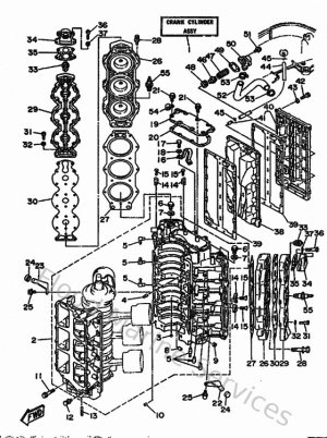 Diagram for Cylinder & Crankcase