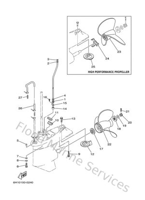 Diagram for Lower Casing. Drive 2