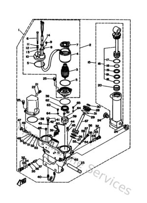 Diagram for Power Trim & Tilt Assy