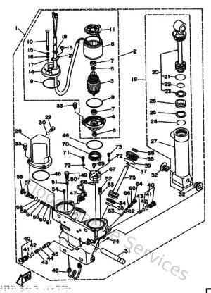 Diagram for Power Trim & Tilt Assy