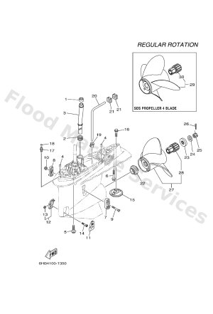 Diagram for LOWER CASING & DRIVE 2