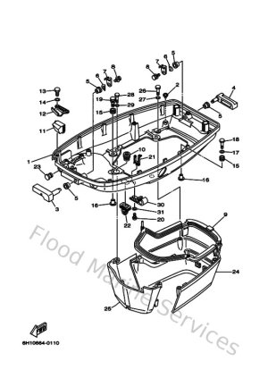 Diagram for Bottom Cowling