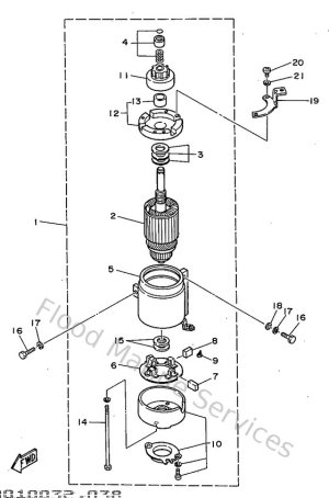 Diagram for Starting Motor