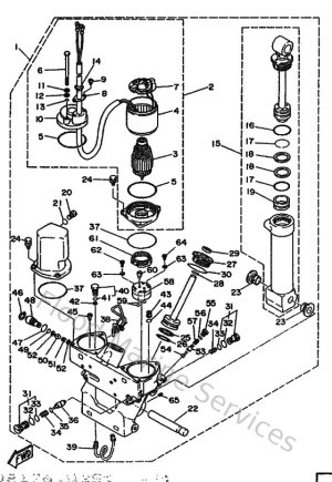 Diagram for Power Tilt Body Assy