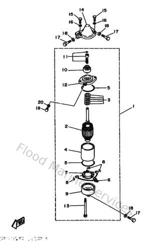 Diagram for Starting Motor