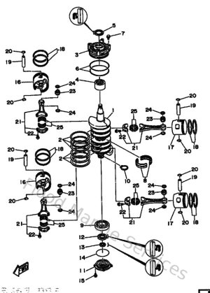 Diagram for Crankshaft & Piston