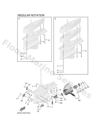 Diagram for LOWER CASING & DRIVE 3