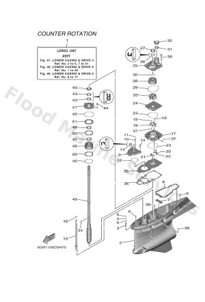 Diagram for LOWER CASING & DRIVE 4