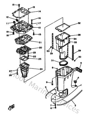 Diagram for Upper Casing