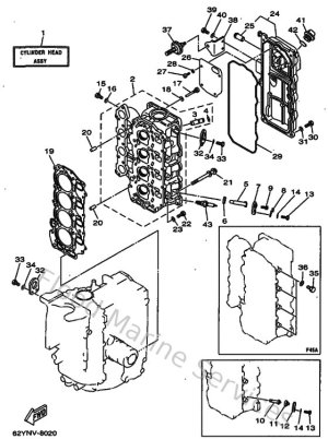 Diagram for Cylinder & Crankcase 2