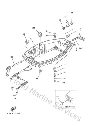 Diagram for Bottom Cowling