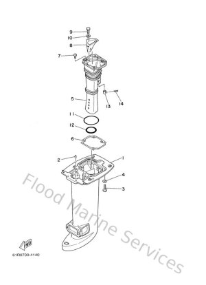 Diagram for Upper Casing