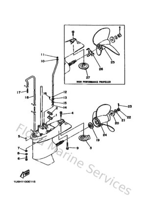 Diagram for Lower Casing & Drive 2
