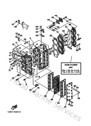 Diagram for Cylinder & Crankcase
