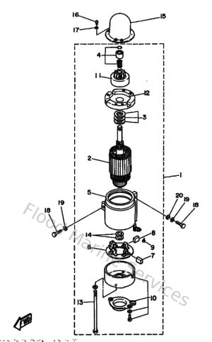 Diagram for Starting Motor