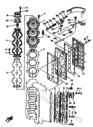 Diagram for Cylinder & Crankcase 2