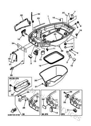 Diagram for Bottom Cowling