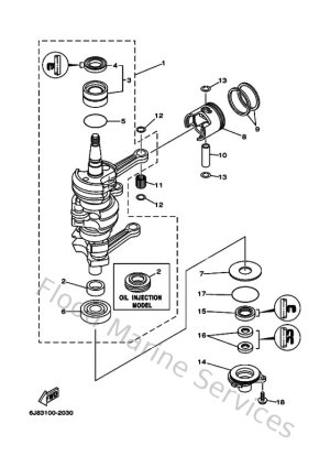 Diagram for Crankshaft & Piston