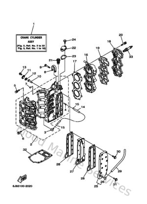 Diagram for Cylinder & Crankcase