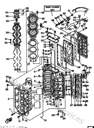 Diagram for Cylinder & Crankcase