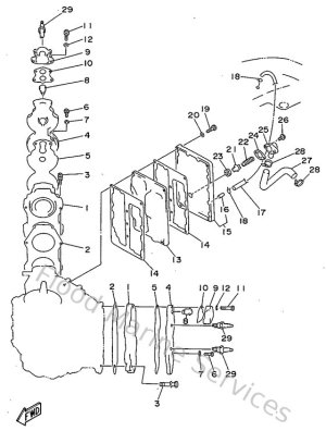 Diagram for Cylinder. Crankcase 2