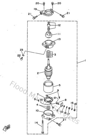 Diagram for Starting Motor