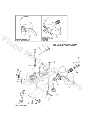 Diagram for LOWER CASING & DRIVE 2