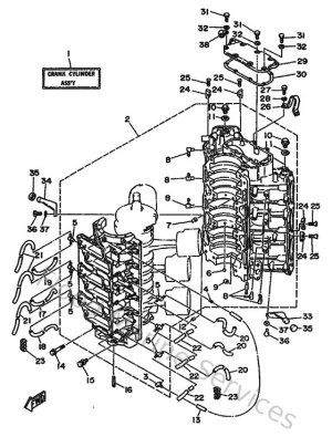 Diagram for Cylinder & Crankcase