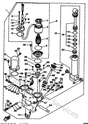 Diagram for Power Trim & Tilt Assy