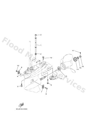 Diagram for LOWER CASING & DRIVE 2