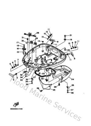Diagram for Bottom Cowling