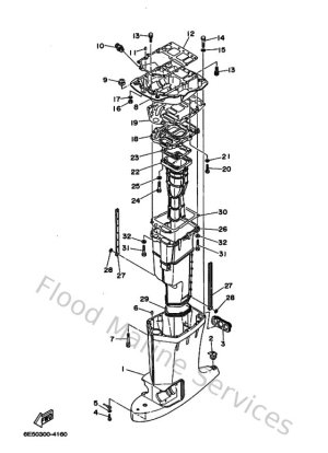 Diagram for Upper Casing