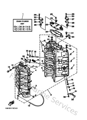 Diagram for Cylinder & Crankcase 1