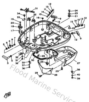 Diagram for Bottom Cowling