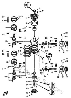 Diagram for Crankshaft & Piston