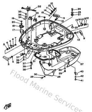 Diagram for Bottom Cowling