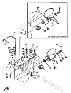 Diagram for Lower Casing & Drive 2